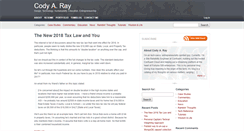 Desktop Screenshot of codyaray.com