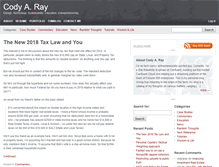 Tablet Screenshot of codyaray.com